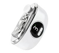 Electric Nail Trimmer - Double Cutter Safety Polishing Clippers, Nail Clipper with Built-In Scraps Storage and 3 Speeds Display, Portable Grooming Tool for Home Travel Salon Foot Care