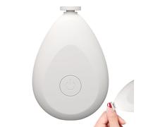 Electric Nail Trimmer - Drop Shape File, 4 Grinding Heads | Battery Operated Nail Care System, Polishing And Trimming Tool Kit For Adult Grooming At Home Safety Use