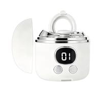 Electric Nail Trimmer - Rechargeable Grooming Device for Easy Care | ABS Housing with Precision Rotating Head and Built In Magnifier Feature, Safe Nail Shaping Tool for Home Travel