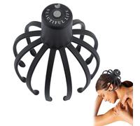 Electric Octopus Head Massager - Portable Scalp Massager for Stress Relief | 360 Degree Vibration with 3 Modes, Relaxation Tool for Head and Mental Calm Anywhere Anytime