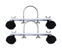 Electric Oil Heater Holder | 2 Pieces Convenient Floor Mount Support - 360 Degree Rotating Wheel Replacement Parts - Quiet Performance For Home Living Room Garage Workshop Small Apartment