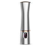 Electric Pepper Grinder, Moulin à poivre en acier inoxydable, Portable and Easy to Use Battery Powered Kitchen Gadget, Adjustable Coarseness Grinder for Rock Sel, Peppercorns, Spices,