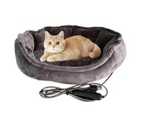Electric Pet Heating Bed - 5V USB Adjustable Temperature Sleep Pad, | Electric Cat Bed, Dog Heating Pad | Washable Chew Resistant Sleeping Cushion with Timer for Indoor Home Living Room Apartment