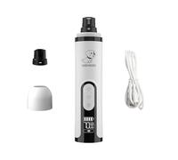 Electric Pet Nail Trimmer, Rechargeable Dog Nail Grinder, USB Charging Pet Grinder, 3-Speed Dog Nail Trimmer, Quiet Electric Dog Nail Grinder Rechargeable 3-Speed Pet Nail Trimmer for Cats and Dogs