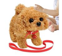 Electric Plush Dog - Barking Tail Wagging Companion Animal, Interactive Electronic Pet Plush Toy with Realistic Sounds and Movement, Soft Cuddly Friend for Kids Boys Girls Children Birthday Holiday