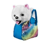 Electric Plush Dog | Plush 16x11x24cm Singing Barking Walking Interactive Toy Dog with Carry Bag | Soothing Pet Companion for Kids Boys Girls Preschool Travel Home Bedroom Dorm