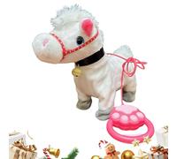 Electric Plush Horse | Soothing Educational Interactive,Walking Horsse | Children Tail Wagging Singing Horses Toy for Living Room Bedroom Travel Apartment Boys Girls Over 3 Years Old