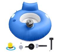 Electric Pool Float, Inflatable Water Lounge Chair with Backrest and Armrest, Portable Swimming Float for Adults Relaxing Lounger Beach Vacation Summer Activities Use 101cm