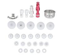 Electric Pressure Cooker Replacement Parts | Universal Silicone Float Valve Kit Prevents Steam Leaks | Blockage Prevention Bracket/Gasket Set for All Brands | 29 - Piece