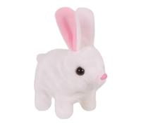 Electric Rabbit - Bunny Peluche Bunny Stuffed Animal | Home Party Favors Decoration Accessories | Electric Pet Small Bunny Stuffed Animal | Early Educational Interactive Kids Toy For Birthday Festival