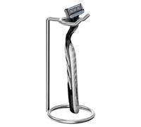 Electric Razor Holder - Bathroom Wall Mounted Shaver Stand for Razors Grooming Tools | Stainless Steel Rack with Adhesive Mount, Compact and Durable Storage Solution for Shower 1.97x4.72 in