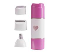 Electric Razors,Gentle Personal Clippers With 3 Attachment Heads - Womens Electric Shaver,for Hair Facial Bikini Body Skin Legs Ladies Beauty Travel Girls