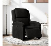 Electric Recliner Chair with Power Lift and Massage, Black Fabric Reclining Sofa for Living Room and Bedroom, Adjustable Headrest, Lumbar Support, USB Charging, Remote Control, 135 Max Load 110kg