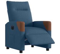 Electric Recliner Chair with Power Lift and Massage, Blue Fabric Reclining Sofa for Living Room, Adjustable Headrest and Lumbar Support, Remote Control, Zero Gravity, Home Seat, 110kg Capacity