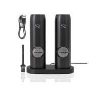 Electric Salt And Pepper Grinder Set with Usb Rechargeable, Adjustable Coarseness Electronic Pepper