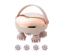 Electric Scalp Massager - 3 Speeds Waterproof Relaxation Device, 1pc Handheld Scrubber For Hair, Soft Silicone Node With Charging Base, Hardware, Shampoo Brush For Men, Women And Daily Care