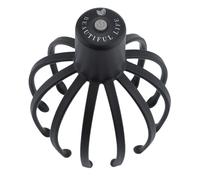 Electric Scalp Massager Octopus Head Massager USB Rechargeable 4 Modes TPE | Rechargeable octopus scalp massager with 4 vibration modes & 10-min auto shutoff. Soft TPE hands-free head fatigue relief.