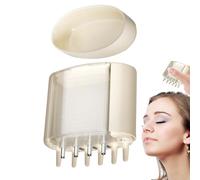 Electric Scalp Massager Oil, Hair Oil Applicator Brush, 5ml Tank Rechargeable, Waterproof Design, for Hair Growth and Care, Perfect for Home Use and Sessions, Cream