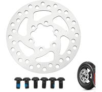 Electric Scooter Disc Brake 120mm Stainless Steel 6 Holes Scooter Disc Brake Rotor With 6 Screws, Brake Disc Rotor Pad For Electric Scooter Tire