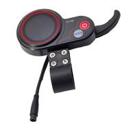 Electric Scooter LCD Controller - Digital Display, ABS, 5-Pin | Speed, Gear & Battery Readout, Indicator Lights, Plug & Play, 4.33 X 3.7 Inch, 200g, For Commuter & Leisure Scooters