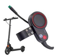 Electric Scooter LCD Controller - Digital Display, ABS, 5-Pin | Speed, Gear & Battery Readout, Indicator Lights, Plug & Play, 4.33 X 3.7 Inch, 200g, For Commuter & Leisure Scooters