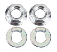 Electric Scooter Nuts Alloy Steel Scooter Front Wheel Nut Replacement Compatible With M365 Pro Hex Nut With Brice M12h10 Scooter, Silver