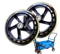Electric Scooter Tire Replacement, Solid Scooter Wheels 2PCS, 145/180/200mm Quiet Tires for Scooters, Trolleys, Skateboards, Wheelchairs, Smooth Ride Wheels with Shock-Resistant Design