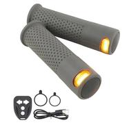 Electric Scooter Turn Signals, Remote Control LED Indicator Lights, Handlebar Warning Light System, Bike Safety Direction Lamp Kit, Night Riding Commuting Signal Set, E Scooter Accessory 13.4x4.1cm