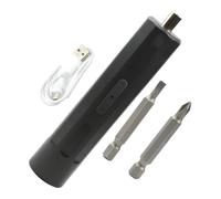 Electric Screwdriver, Rechargeable Cordless Screwdriver, 1.42x6.69 Inches 2 Magnetic Bits, Portable Automatic Screw Driver Set, Bit Holder, Compact Home Repair Tool for Electronics Use