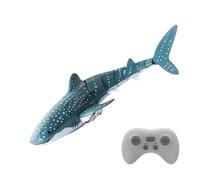 Electric Shark Toy - 1:18 Scale RC Shark | 2.4G High Simulation Remote Control | 34cm, Waterproof Swimming Toy For Pool, Bathroom, Bathtub - Forward/Reverse/Left/Right, Auto Mode For Kids Ages 6+