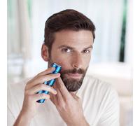 Electric Shaver -10.6 * 2.6cm Beard Shaver | Mini Shàver, Mini Electric Razor USB Rechargeable LED Battery Display,Portable Bikini Trimmer With USB Charging Cable Cleaning Brush Erproof - Body