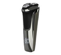Electric Shaver with 4D Floating Head, Rotary Shaving Tool, Wet and Dry Beard Trimmer, USB Rechargeable, Washable Shaver with Digital Display, Men's Grooming and Travel Use