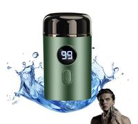 Electric Shavers for Men, Mini Electric Razor for Men, Portable Electric Razor for Men,Type-C Fast Charging, Wet And Dry Use & Low-Noise (Vert)