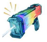 Electric Soaker, Long Range Interactive Shooter Toy with Light and Sound Effects, Automatic Pool for Kids Boys Girls Summer Beach Party Outdoor Birthday Vacation School Events