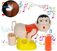 Electric Soap Bubble Blower for Kids Cartoon Light Up Musical Bubble Machine Funny Toy for Kids Big Bubbles for Kids