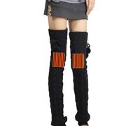 Electric Socks for Men - 1 Pair Thermal USB Heated Socks, Winter Foot Warmers, Over-The-Knee Heated Slippers, Rechargeable Warm Sock for Home, Outdoor, Hiking, Skiing, Work, Travel