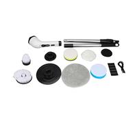 Electric Spin Scrubber with Extendable Handle, Cordless Shower Scrubber, Rechargeable Electric Cleaning Brush for Tile Floor Bathroom Kitchen, 97 cm Adjustable Pole, 3000 mAh Batte