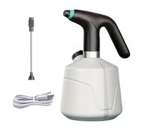Electric Spray Bottle, Automatic Rechargeable Sprayer, 2000ml Continuous Mist Bottle, Portable Gardening Tool for Cleaning, Orchid Care, Fertilizing, Plants 413 inch Black, White