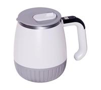 Electric Stirring Tumbler - Rechargeable Self Mixing Mug for Drinks | Magnetic Cup with Usb Charging, Quiet Swirl Mixer for Coffee Milk Tea Hot Chocolate Home Kitchen Desk, 15.6x11x14cm Stainless