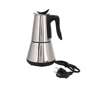 Electric Stove Espresso Maker Moka Pot 6 Cups Percolator Coffee Pot Electric Stainless Steel Classi