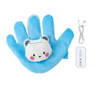 Electric Tapping Plush Toy Device - Soothing Hand Animal Plush, Remote Controlled Motion with Soft Comfort Design, Relaxation Gadget with Washable Fabric Build, Stress Relief Companion with Portable U
