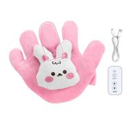 Electric Tapping Plush Toy Device - Soothing Hand Animal Plush, Remote Controlled Motion with Soft Comfort Design, Relaxation Gadget with Washable Fabric Build, Stress Relief Companion with Portable U
