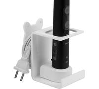 Electric Toothbrush Holder Wall Mounted, Electric Toothbrush Cord Organizer Holds 1 Chargers, Self Adhesive Electric Toothbrush Stand for Bathroom, Medicine Cabinet, Dorm(White)