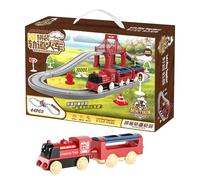 Electric Train Kits, Starter Train Set, Model Railway Set, Electric Train Set, Railway Train Set, Train Track Kit, Complete Electric Train Set for Realistic Design for Boys Girls Over 3 Months Old