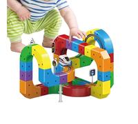 Electric Train Set - 12ft Track Building Toy with Lights and Sounds for Interactive Play, Engaging Imagination and Motor Skills with Moving Locomotive, Railway for Indoor Floor Desk, Home