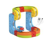 Electric Train Set for Kids | Logic-Boosting Assembly Magnetic Tracks Model,18-Pieces Favorable Children Train Set -Physics-Based Play for Children Boys Girls Youth Friends Christmas Holiday