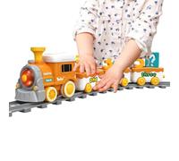 Electric Train Track Set - Educational Challenging Parent-Child Activitys | Railway Train Playset For Preschoolers Girls Enthusiasts Party Classroom Students Kindergarten