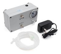 Electric Vacuum Pump with Negative/Positive Pressure,With Pressure Gauge,Adjustable Flow Rate,Laboratory Instruments,for Liquid Extraction, Gas Sampling,Defoaming