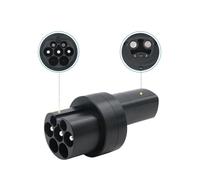 Electric Vehicle Charger Adapter Type 2 to 80A AC 20KW Charging, Suitable for Fast Charging of Y/S/3 Electric Vehicles