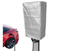 Electric Vehicle Charging Station Rain Cover | Oxford Cloth, Silver, Outdoor/Indoor Column Charging Pile Shelter, Windproof Waterproof Roof, Protects EV Chargers, Small 25x35x70cm & Large 35x50x70cm